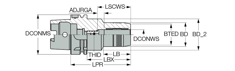 HSK A80 HYDRO 20X105